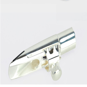 Saxophone e-flat ténor/aigu/ténor saxophone métal flûte tête embouchure instrument accessoires - Product Image 5