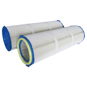 Cartouche plissée de filtre à air de filtre de sac de revêtement de poudre de filtre à sac plissé par ciment - Product Image 1