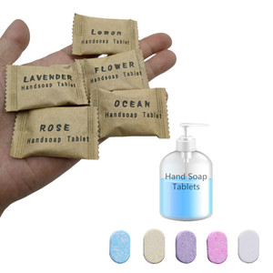 Pastiglie di <span class=keywords><strong>Sapone</strong></span> Schiumogeno Ecologiche 2026 per Lavaggio Mani, Detergente Solido Sostenibile <span class=keywords><strong>Monouso</strong></span> - Product Image 1