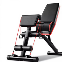 Banc de musculation pliable multifonctionnel réglable pour exercices et levée de poids – Équipement de gym essentiel