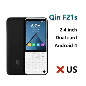 Qin f21s fonction téléphone mini téléphone 2.4 pouces pas de clé de Support Google pas de caméra prise en charge de plusieurs langues