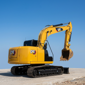 Excavatrice CAT 307E2 jaune, 3 tonnes, avec godet de terrassement, équipement de construction d'occasion - Product Image 1