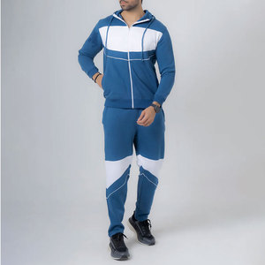 Conjunto Deportivo Personalizado con Logotipo para Hombre, Sudadera con Cremallera Lisa, Conjunto Deportivo de Invierno Cálido y Grueso de Algodón para Adultos - Product Image 2