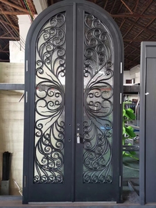 Porte <span class=keywords><strong>in</strong></span> ferro battuto porte esterne <span class=keywords><strong>in</strong></span> acciaio di sicurezza - Product Image 2