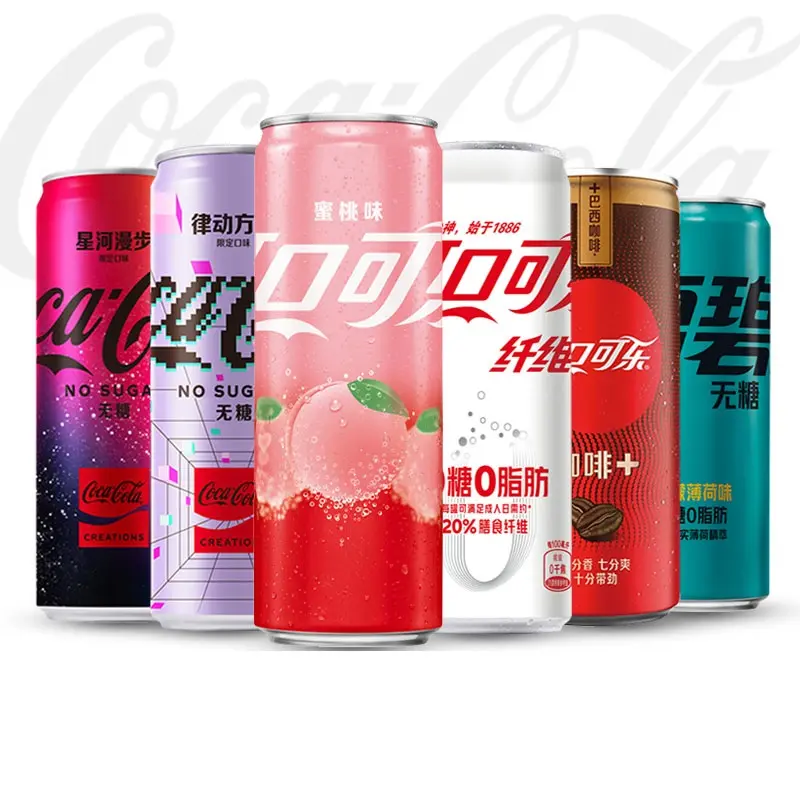 Best Verkopende Coca Cola Fruit Gearomatiseerde Energiedrankjes Fanta Frisdrank Frisdrank Koolzuurhoudende Dranken