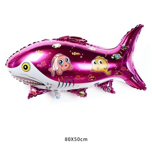 Wholesale New Cartoon <strong>Shark</strong> Aluminum Film <strong>Balloons</strong> for Festival, Wedding and Party Decoration, Helium <strong>Balloon</strong> Decoration. - Product Image 4
