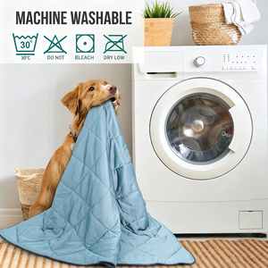 Dog Cooling Mat Cooling Mat for Dogs Machine Washable Dog Cooling Mat Foldable Cooling Blanket for Dogs Self Cooling Pet Bed <b>Pad</b> - Product Image 6