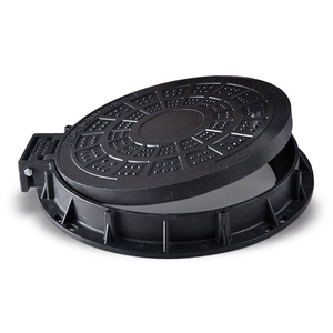 Cubierta de alcantarilla compuesta de resina reciclada ecológica Material plástico FRP que reduce <span class=keywords><strong>la</strong></span> <span class=keywords><strong>huella</strong></span> de carbono en <span class=keywords><strong>la</strong></span> construcción disponible rojo - Product Image 3