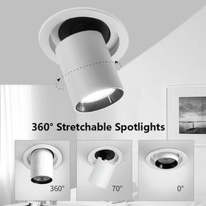 Hoogwaardige aluminium <span class=keywords><strong>LED</strong></span> inbouwspot 10W/15W/30W 360 graden draaibaar binnenverlichting met 3 jaar garantie - Product Image 4