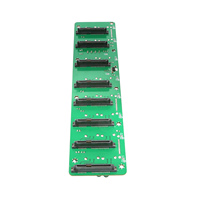 PC Server Backplane Platine 7Pin/15pin/Netzteil 3pin Fan Header HDD Adapter 8 * SFF 8639 PCIe HDD Adapter Motherboard