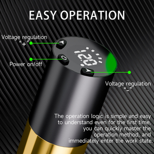 Máquina de Tatuaje Inalámbrica OLED de 1500mAh Directo de Fábrica, Pluma Rotatoria Multiusos para Delineado y Coloreado, Pistola de Tatuaje Duradera para Arte Corporal - Product Image 4