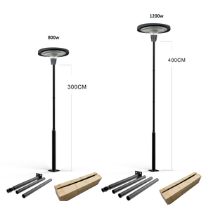 Lampes solaires LED pour jardin, patio, allée, imperméables, pour l'extérieur, ultra brillantes, à changement de couleur, aspect métallique - Product Image 3