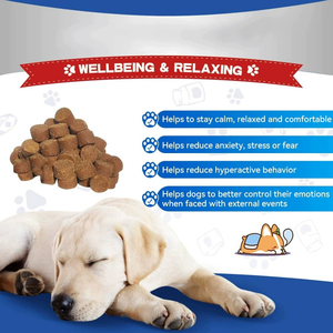 Suplementos Masticables Suaves para el Cuidado de la Salud del Perro, con Magnesio para el Equilibrio Emocional, Masticables Suaves Calmantes - Product Image 3