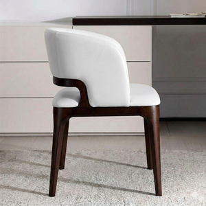 Fauteuil rembourré en teck, chaise d'appoint moderne pour salle à manger, restaurant, hôtel, villa, fabricant de meubles en Indonésie - Product Image 2