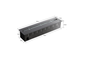 Caminetto a <span class=keywords><strong>Bioetanolo</strong></span> Moderno da Interno in Acciaio Inox <span class=keywords><strong>con</strong></span> Telecomando e Controllo APP per Uso in Villa - Product Image 6