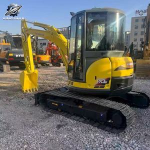Excavadora de cadenas mini Yanmar55 usada, 5.3 toneladas, cucharón de 0.2m³, marca original japonesa, excavadora de construcción de tamaño pequeño, pocas horas de uso. - Product Image 3