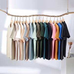 เสื้อยืดคอกลมแขนสั้นพิมพ์ลายผ้าฝ้ายทรงปกติสำหรับผู้ชายและผู้หญิง สไตล์ลำลอง รับทำโลโก้ ขายส่ง เสื้อยืดแนวสตรีท - Product Image 4