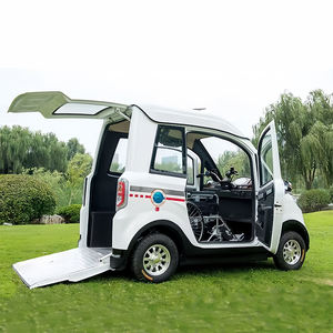 Silla de ruedas eléctrica Accesible Coche Vehículo de movilidad de 4 ruedas con rampa Transporte para discapacitados - Product Image 5