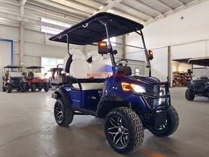 Voiture de golf électrique classique 4 places de marque, batterie au lithium, buggy de golf - Product Image 5