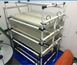 Çin'de yapılan 2023 çin Hydroponic Microgreen dikim raf hidroponik yetiştirme sistemi