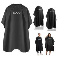Capes de barbier personnalisées avec logo, antistatiques et imperméables, avec crochet élastique pour salon et coiffure