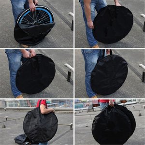 Nueva cubierta de bolsa de rueda de bicicleta 600D, bolsa de bicicleta de ruedas dobles individuales - Product Image 3