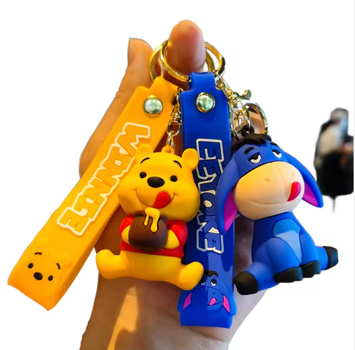 Creative Cartoon Animal Keychain Cute Soft