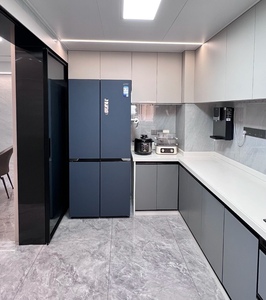 <span class=keywords><strong>Muebles</strong></span> de Cocina Modernos de Lujo, Gabinetes de Aluminio, Madera Maciza, Acero Inoxidable, Melamina, Tablero MDF, Hechos en China, <span class=keywords><strong>Muebles</strong></span> Metálicos - Product Image 4