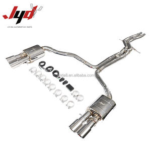 Échappement haute performance pour <span class=keywords><strong>Audi</strong></span> <span class=keywords><strong>A6</strong></span>/A7/C7/C8 2.0t/3.0t en acier inoxydable, épaisseur 1,5 mm, avec embout d'échappement à 4 entrées - Product Image 1