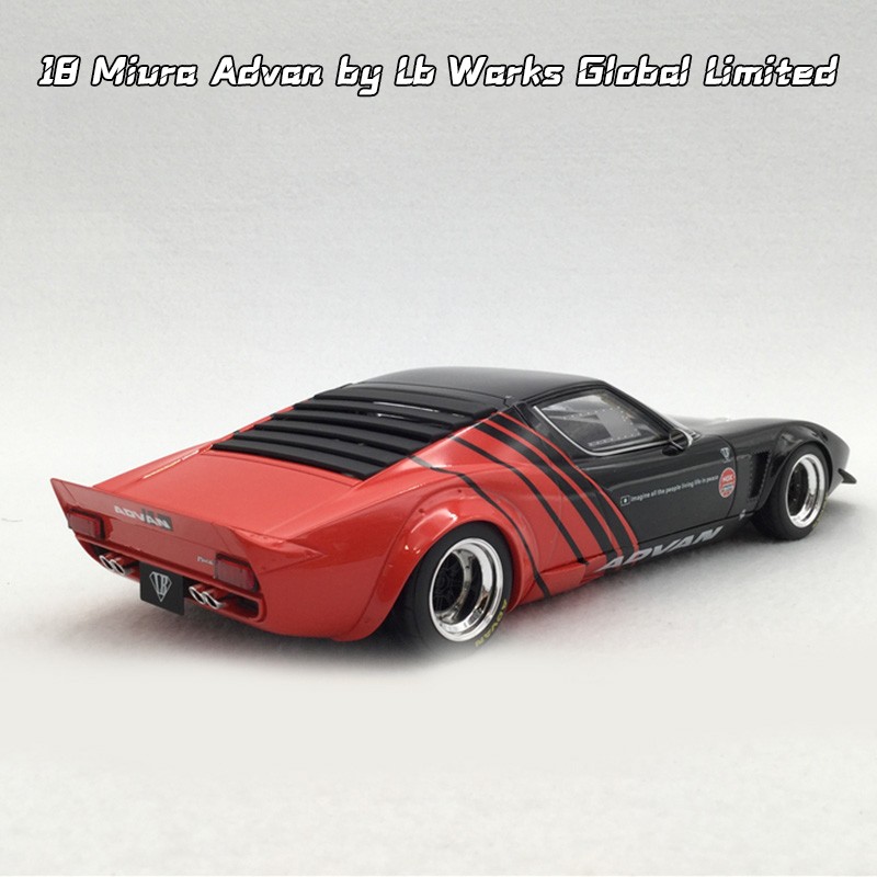 GT Spirit 1:18 Miura Advan Diecast Model - LB Works Edition