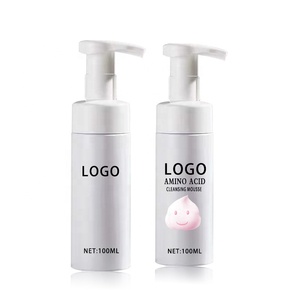Mousse per la pulizia profonda dell'etichetta privata per la cura della pelle 100ML di schiuma <span class=keywords><strong>detergente</strong></span> per il viso con aminoacidi - Product Image 1