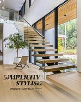 Escalier en colimaçon d'intérieur personnalisé pour installation bricolage Escalier flottant en bois pour marches en bois