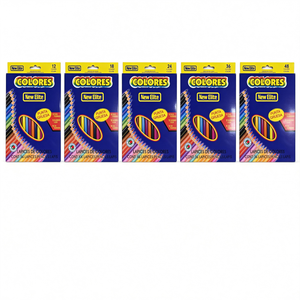 Lápices de Colores No Tóxicos Certificados EN71/ASTM, 12/24/36/48 Colores, Plástico, 7 Pulgadas, para Estudiantes, Niños, Dibujo Escolar - Product Image 1