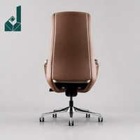 Chaise de bureau de direction italienne haut de gamme en cuir, confortable, pour bureau et salle d'étude