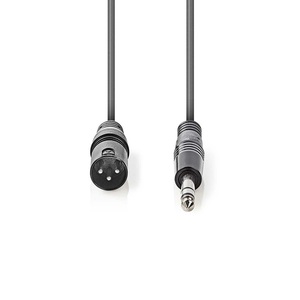 Câble audio XLR mâle vers XLR mâle 3 broches 6,35 mm 1,5 m - Product Image 2