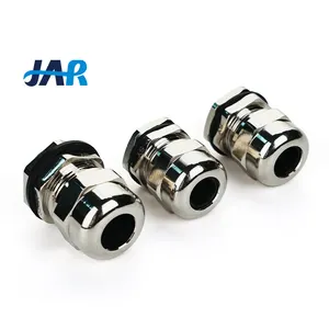 JAR ip68 waterproof electrical brass cable entry fire resistant PG ROHS EX EMC metal cable glands