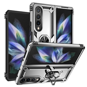 ฝาครอบโทรศัพท์ป้องกันการกระแทกสำหรับ Samsung Galaxy Z <span class=keywords><strong>Fold4</strong></span>เคสโทรศัพท์แบบห่วงโลหะไฮบริด TPU สำหรับ Samsung Galaxy Z สำหรับ Samsung Galaxy Z <span class=keywords><strong>Fold4</strong></span> - Product Image 1