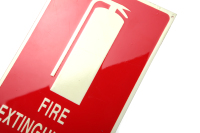 Panneau de signalisation luminescent personnalisé Junting Plaque en aluminium Bouche d'incendie photoluminescente et extincteur Panneau d'avertissement de sécurité