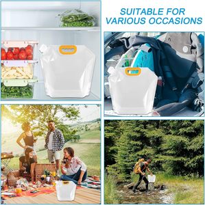 Servicio OEM: Contenedor <span class=keywords><strong>de</strong></span> Agua Plegable <span class=keywords><strong>de</strong></span> PE con Grifo, Impresión Gráfica Personalizada, Jarra <span class=keywords><strong>de</strong></span> Agua Plegable para Eventos <span class=keywords><strong>de</strong></span> Jugos - Product Image 3