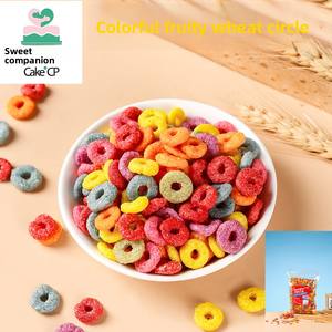 Suministros coloridos <span class=keywords><strong>para</strong></span> decoración de pasteles de cereales, anillo de bebé de <span class=keywords><strong>leche</strong></span> caliente, postre de helado afrutado de Donut <span class=keywords><strong>para</strong></span> ocasiones especiales de cumpleaños de bebé - Product Image 2