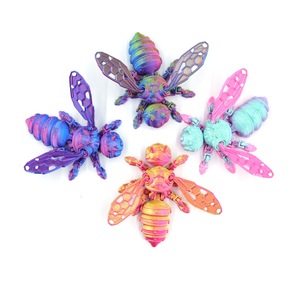 Modèle d'abeille mécanique 3D 2026, créatif et amusant, avec articulations des ailes mobiles, décorations pour la maison, cadeaux pour enfants, accessoires pour la maison - Product Image 3