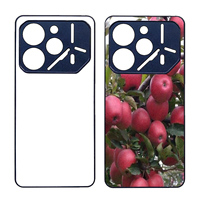 Étui de téléphone en TPU 2D, étui de téléphone à sublimation, étuis de téléphone vierges pour Tecno POVA 5 6, étui de téléphone personnalisé