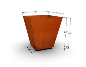 Jardinière au design minimaliste, style rustique, pot de fleurs - Product Image 5