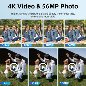 Cámaras de Video HD 4K de 56MP, Zoom Óptico 6X, Pantalla Táctil IPS de 4.0 Pulgadas, Videocámara de Mano, Cámara DV para Vlogging y Fotografía - Product Image 5