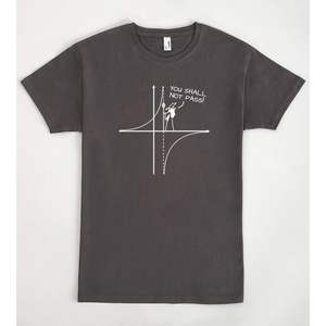 Camiseta con diseño gráfico You Shall Not Pass, unisex, talla para adultos M L XL XXL - Product Image 1