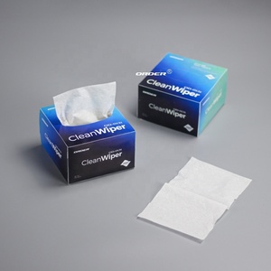 Lingettes jetables écologiques 100% pâte de bois absorbantes, faible peluchage, antistatiques, pour le nettoyage des lentilles de précision à fibre optique, sans poussière - Product Image 5