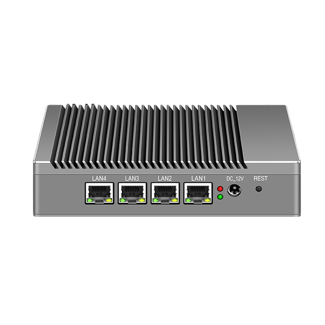 G40 J4125 N4000 Appliance Fanless Celeron Pfsense Desktop 4X2.5G Ethernet Firewall Mini Industrial Pc Soft Router