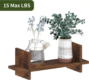 ชั้นวางของแบบแขวนติดผนัง3ชั้น, ชั้นวางของแบบแขวนติดผนังกระถางต้นไม้แบบแขวน - Product Image 4