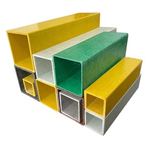 Traitement des profilés extrudés en plastique renforcé de fibres de verre, tube rectangulaire en fibre de verre - Product Image 1