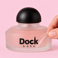 Étiquettes métalliques 3D personnalisées en or rose, résistantes aux UV, imperméables, autocollants imprimés durables pour emballages de cosmétiques et de rouges à lèvres